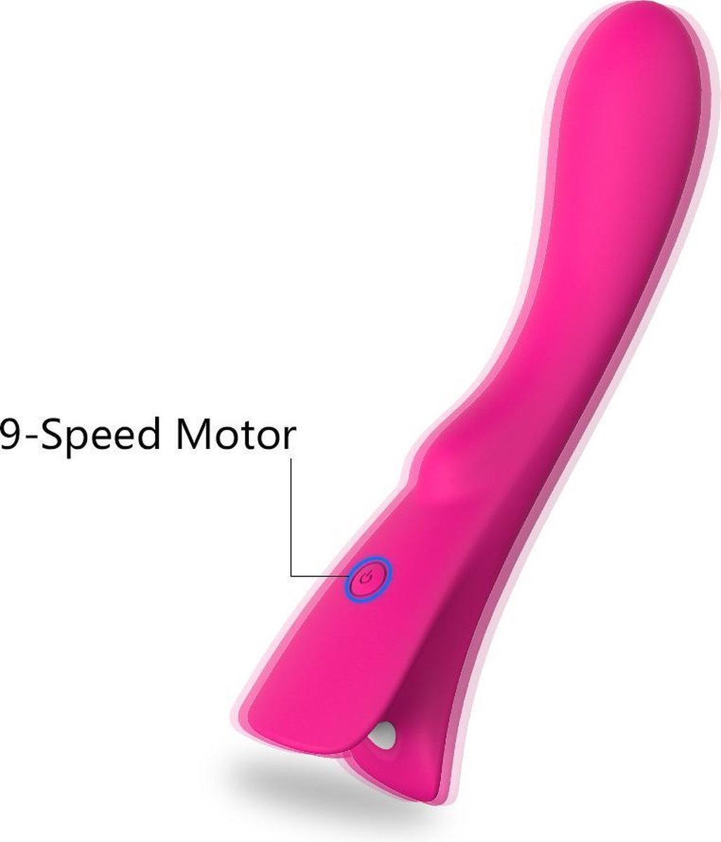 G-Spot en Clitoris Stimulator 9 standen Roze