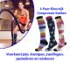 3-Paar Kleurrijk Compressie Sokken (Panola)