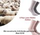 6 paar Lams Wollen Sokken in verschillende kleuren - Maat 43/45