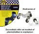 Mobiele Roller met 3x Zwenkwielen 60 kg