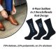 6-Paar Sokken in 3 Verschillende Ruit Design