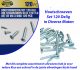 Houtschroeven Set 120 Delig in Diverse Maten