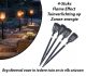 4-Stuks Flame Effect Tuinverlichting op Zonne-energie