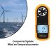 Compacte Digitale wind en Temperatuurmeter