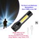 Tactical Led Zaklamp Oplaadbare Duo COB Li-ion 5W