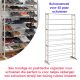 Schoenenrek voor 45 paar schoenen