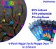 6-Paar Happy Socks Happy Days in 2 Dessin