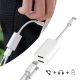 Y-Star audio- en oplaadadapter voor iPhone 7 - 8 en 10-X