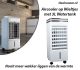 Aircooler op Wieltjes met 3L Watertank