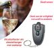 Alcoholtester als Sleutelhanger met Zaklamp