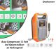 Draagbaar en Digitaal Accu Compressor 12 Volt met Accessoires