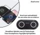 Draadloze Oplader met QI-Technologie Twee Smartphones Tegelijkertijd Opladen