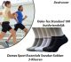6-Paar Dames Sport Essentials Sneaker Sokken 3-Kleuren 36-41