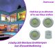 3 Delig LED Dimbare Druklampen met Afstandsbediening