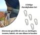 5 Delige Karabijhaken Set