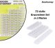 72 Stuks Kroonsteen Set in 3 Maten