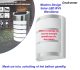 Modern Design Solar LED RVS Wandlamp