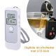 Digitale alcoholtester met digitale klok