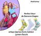 6 Paar Dames Korte Sokken Lemon Dessin