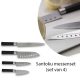 Wees een echte Masterchef met de Santoku messenset (set van 4)