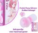 Pocket Pussy Silicone Roze Dubbel Gelaagd