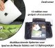 Multifunctionele Opbertas voor Ipad en de Meeste Tablets met 12 Opbergvakjes