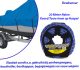 2-Rollen van 20 Meter Nylon Koord / Touw 6mm op Haspel